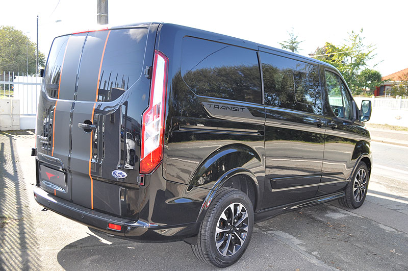 Dimension Ford Transit Custom Cabine Approfondie L1h1